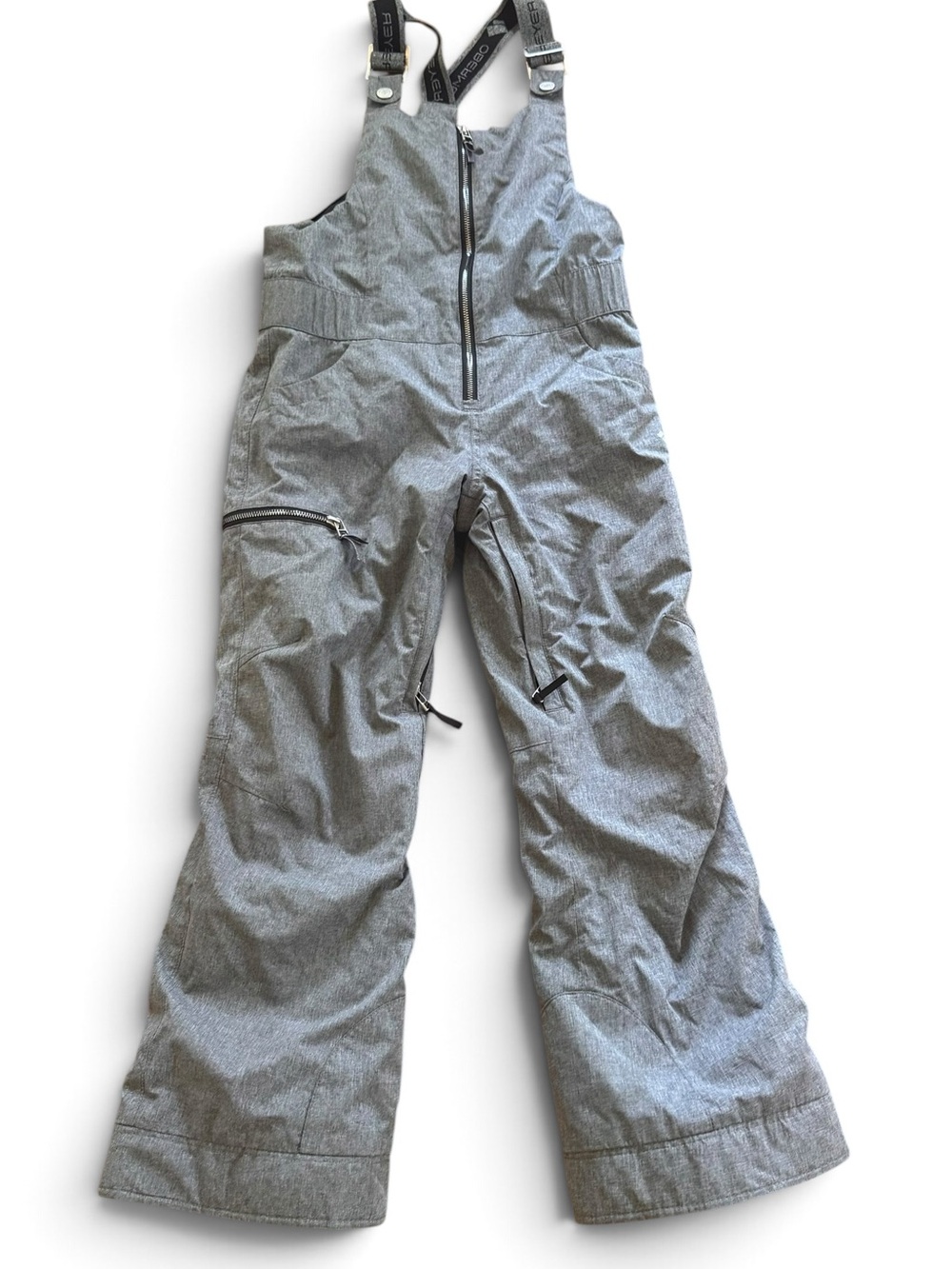 Obermeyer Teens Gray Snow Bib Overalls